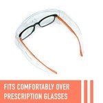 Aqulius 3-pack Over Eyeglasses Safety Glasses