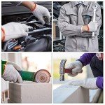 12 Pairs Lightweight Cotton Work Safety Gloves