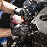 100 Disposable Black Nitrile Gloves, Size Large