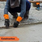 Industrial Strength Waterproof Chemical Gloves - 2 Pairs