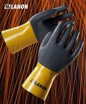 Heavy-Duty PVC Chemical Gloves - Non-Slip Design