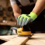 Hi-Vis PU Coated Garden Gloves - 12 Pairs