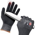 Cut Resistant Touchscreen Work Gloves for Men