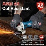 Cut Resistant Touchscreen Work Gloves for Men