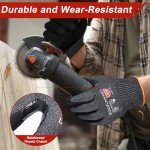 Cut Resistant Touchscreen Work Gloves for Men
