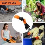 Industrial Strength Waterproof Chemical Gloves - 2 Pairs