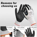 Level 9 Cut Resistant Gloves - 12 Pairs, Durable