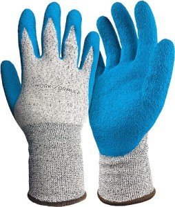Heavy Duty Cut Resistant Work Gloves - 2 Pack