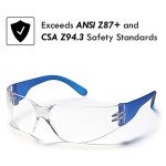12 Pack ANSI Z87+ Safety Glasses with UV Protection