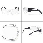 12 Pack ANSI Z87+ Safety Glasses with UV Protection