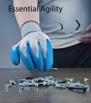 Heavy Duty Cut Resistant Work Gloves - 2 Pack