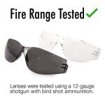 12 Pack ANSI Z87+ Safety Glasses with UV Protection