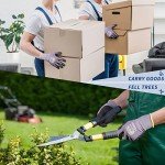 LOCCEF MicroFoam Nitrile Work Gloves - 6 Pairs