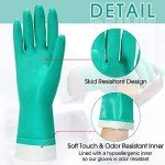 20 Pairs Heavy Duty Nitrile Chemical Resistant Gloves