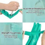 20 Pairs Heavy Duty Nitrile Chemical Resistant Gloves