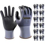 TARANTULA N1567 Medium Foam Nitrile Dot Gloves