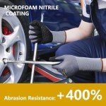 TARANTULA N1567 Medium Foam Nitrile Dot Gloves