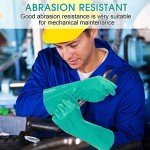 20 Pairs Heavy Duty Nitrile Chemical Resistant Gloves