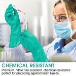 20 Pairs Heavy Duty Nitrile Chemical Resistant Gloves