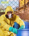 Nitrile Chemical Resistant Gloves - 2 Pairs, Large