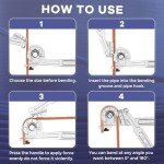 Dual Manual Tube Bender for Copper and Brass