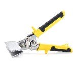 QWORK 6-Inch Sheet Metal Hand Seamer Tool