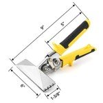 QWORK 6-Inch Sheet Metal Hand Seamer Tool