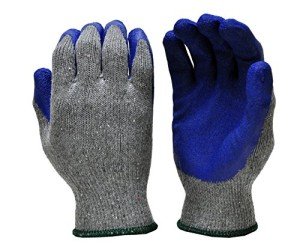 Rubber Latex Coated Work Gloves for Construction