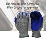 Rubber Latex Coated Work Gloves for Construction
