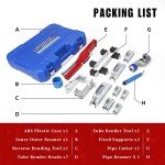 Ratcheting Tube Bender Kit for Refrigeration Pipes