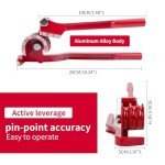 3-in-1 Pipe Bender for 180° Bending