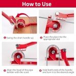 3-in-1 Pipe Bender for 180° Bending