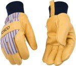 Kinco Premium Leather Work and Ski Gloves - Large