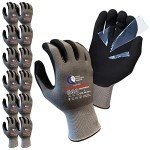 Heavy Duty Cut Resistant Work Gloves - 12 Pairs