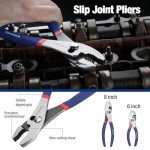 7-Piece WORKPRO Pliers Set for Home DIY