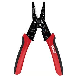 8-Inch Multi-Function Wire Stripper and Crimper Tool