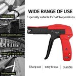 Ergonomic Cable Tie Gun for Fastening Nylon Ties