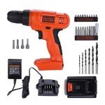 BLACK+DECKER 20V MAX Cordless Drill and Bits Kit