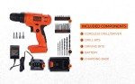 BLACK+DECKER 20V MAX Cordless Drill and Bits Kit