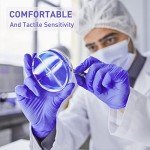 PEIPU Disposable Nitrile gloves, 100-Count Medium