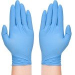 Heavy Duty Blue Nitrile Exam Gloves, Large Box