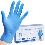 Blue Disposable Nitrile Exam Gloves, 100-ct Large