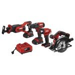 SKIL 20V Cordless 4-Tool Combo Kit with Batteries