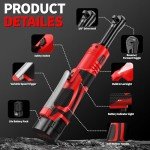 Electric Ratchet Wrench Set 18V with LED Light