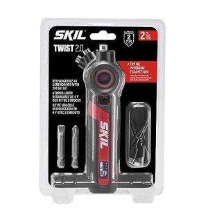 SKIL 4V Rechargeable Screwdriver with Pivoting Head