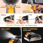 20V Cordless Drill Tool Kit for Home Repairs