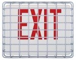 Exit Sign Damage Stopper - Steel Wire Guard