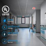 LED Exit Sign with Battery Backup - Pack of 4