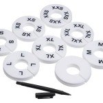 40-Pack Closet Dividers with Marker Pen