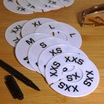 40-Pack Closet Dividers with Marker Pen